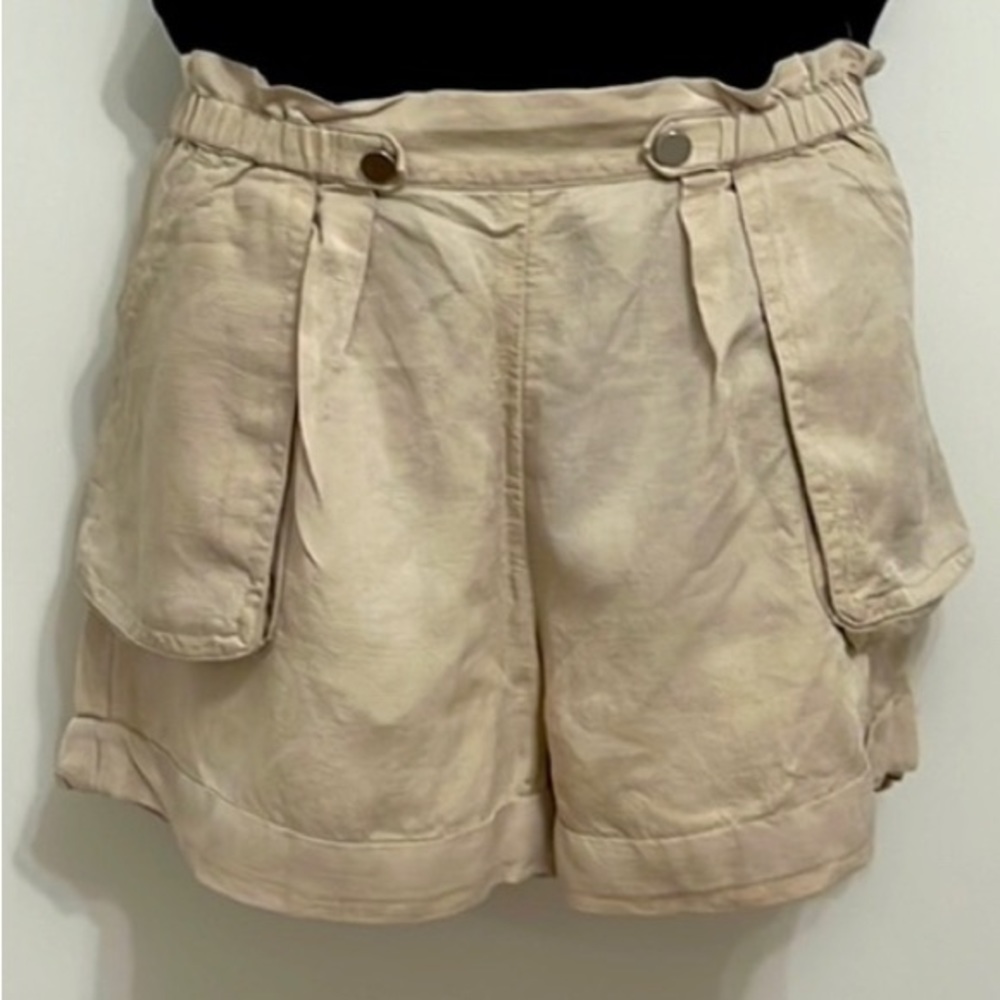 BCBG Max Azria high waisted cargo shorts